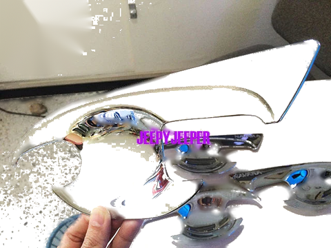 Nissan Navara NP300 Chrome Door Handle Cover Insert Bowl Trim (2015)