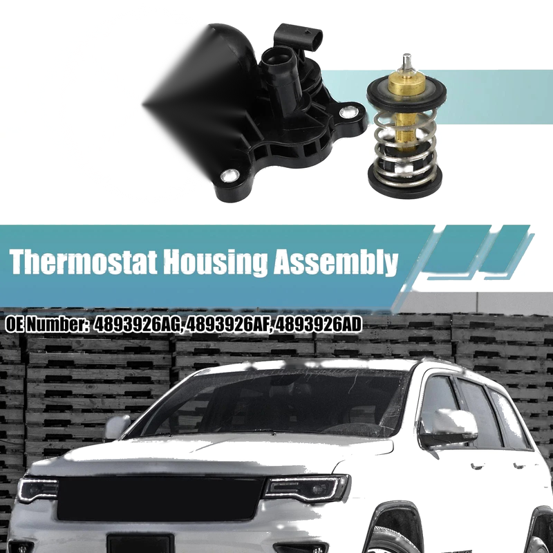 Jeep Wrangler Engine Coolant Thermostat Housing Assembly (2018-2019)