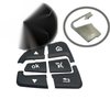 Mercedes Benz GLC C Class W205 Steering Wheel Button Trim Set (2015-2018)