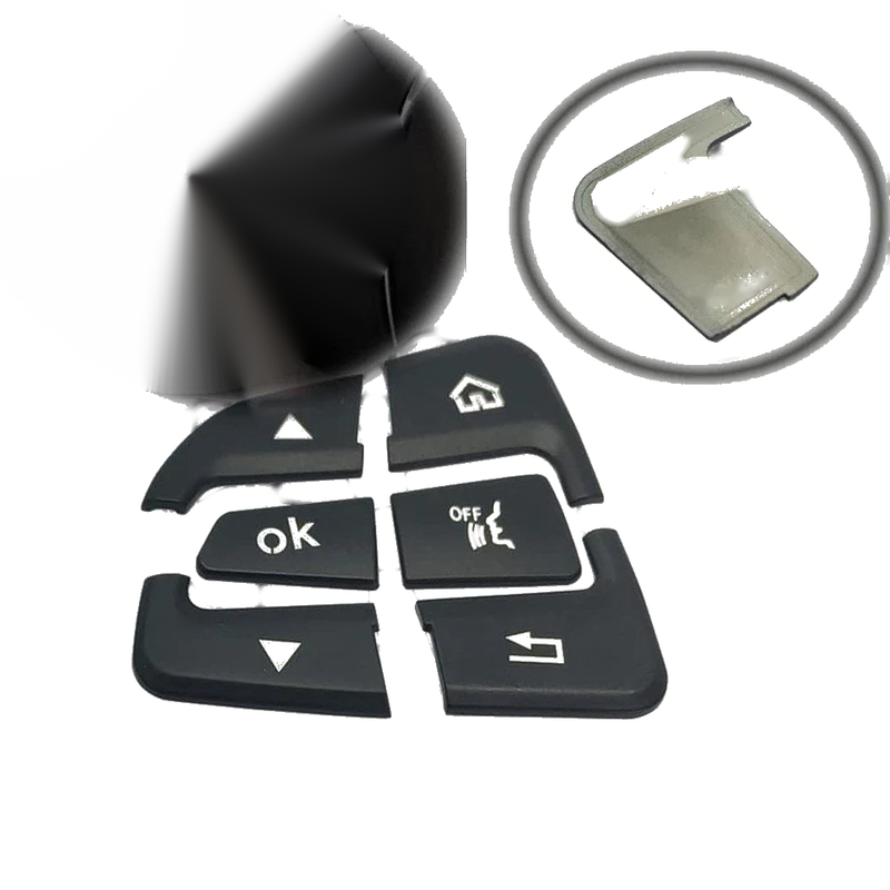Mercedes Benz GLC C Class W205 Steering Wheel Button Trim Set (2015-2018)