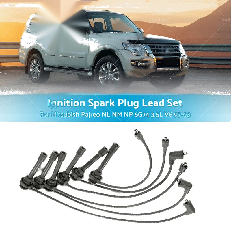 Mitsubishi Pajero 3.5L V6 6 x Ignition Spark Plug Leads (1997-2003)