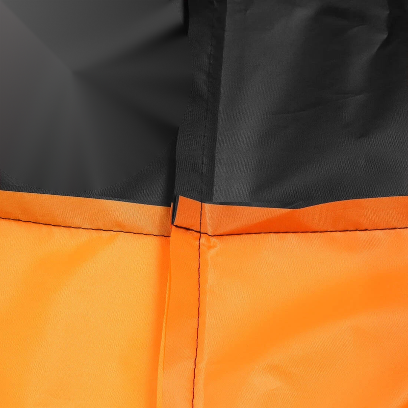Honda Goldwing XXXL 180T Black/Orange Motorcycle Cover (1100-1800)
