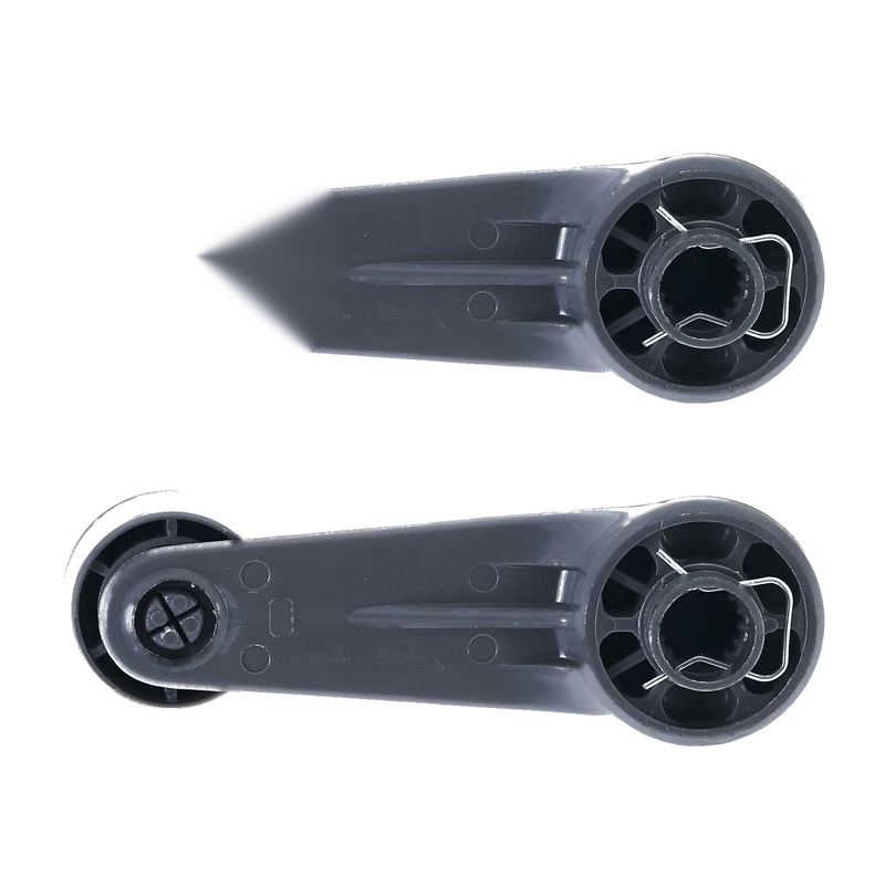 Toyota Landcruiser Hilux 2pc L/R Window Crank Grey