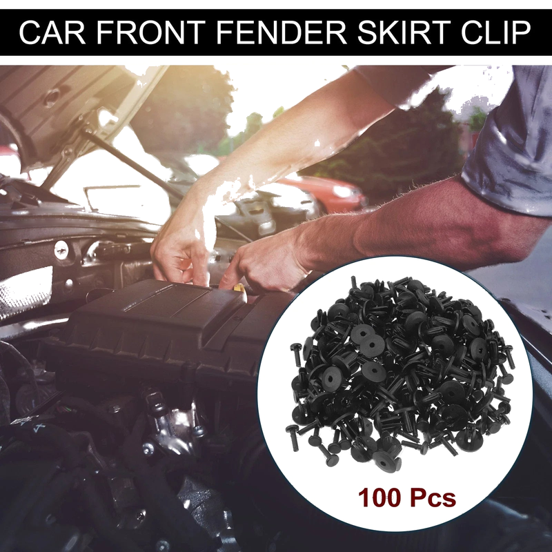 GM Bumper Push-Type Retainer Rivet 100 Pcs Front Fender Skirt Clip