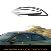 Audi A5 S5 RS5 6 x Chrome Black Window Strip Trims (2017-2024)