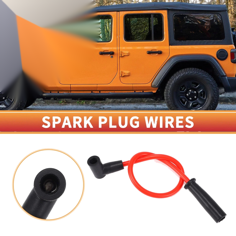 Jeep Cherokee XJ 7 Pcs Spark Plug Wire Ignition Coil Cables (1984-2001)