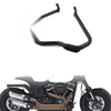 Harley Softail Fat Bob Deluxe Black Engine Guard Highway Crash Bar (2018-2023)