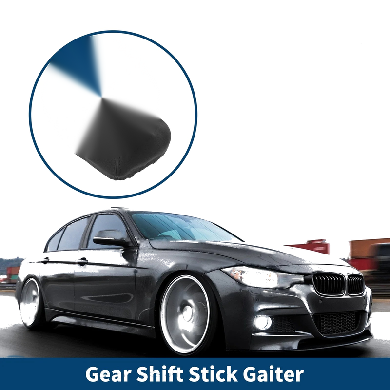 BMW E60 E61 Black Leather Gear Shift Gaiter (2004-2008)