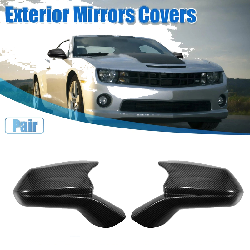 Chevrolet Camaro Rearview Side Mirror Cover Carbon Fiber Black