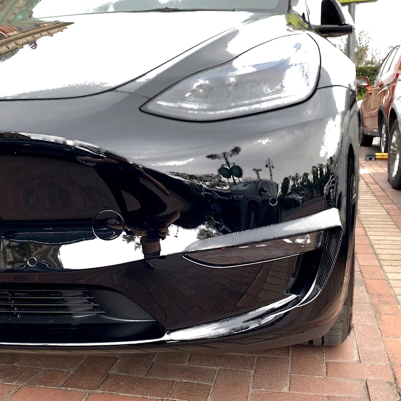 Tesla Model Y 2 x Front Bumper Air Vent Trim Covers (2020-2024)