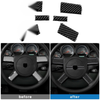 Carbon Fiber Steering Wheel Cover Sticker