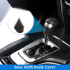 Toyota RAV4 Black Red Faux Leather 1 Pc Gear Shift Knob Cover (2019–2024)