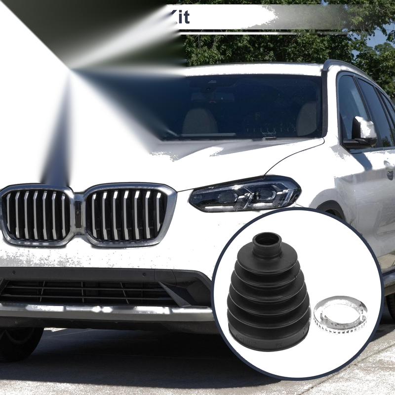 BMW X3 Outer CV Joint Boot Kit with Clamps (2004 - 2010)