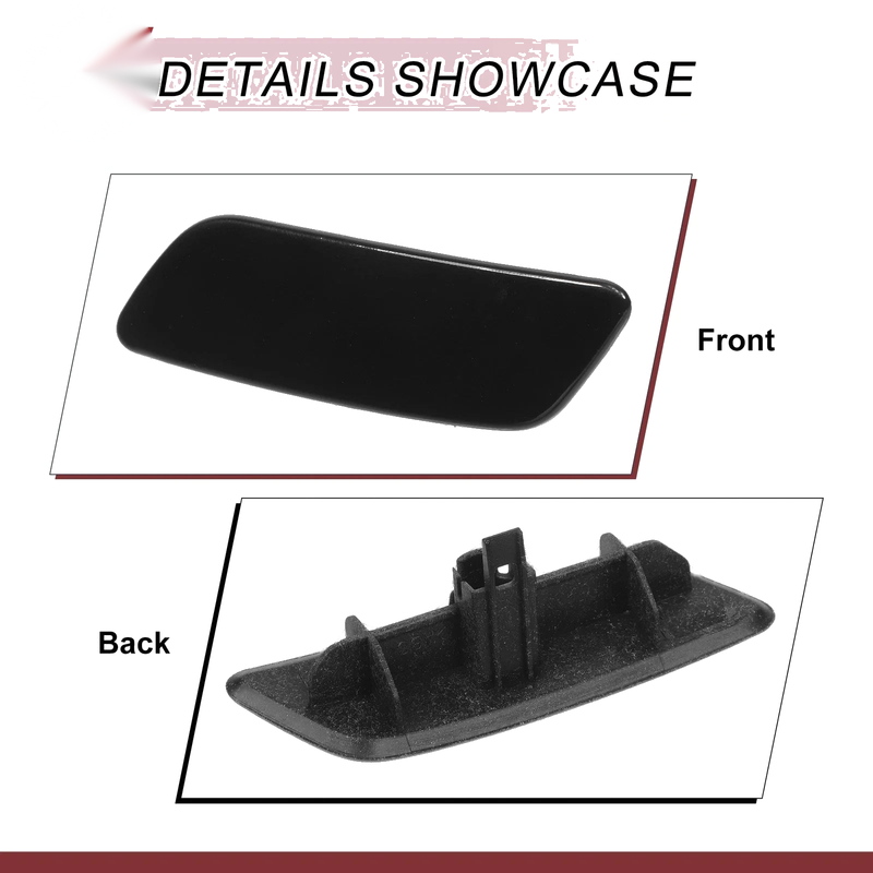 Lexus GS200t (2016-2019) - Black 1 Pc Front Left Washer Nozzle Cover