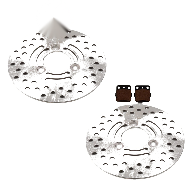 Kawasaki KFX400 2 x Front Rotors & Semi-Metallic Pads (2003–2006)