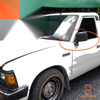 Nissan 720 Ute Black Side View Door Wing Mirrors (1980-1986)