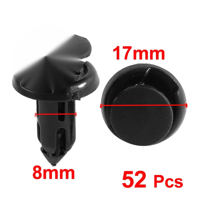 Toyota 52 Pcs Plastic Rivets Fastener Car Bumper Clips