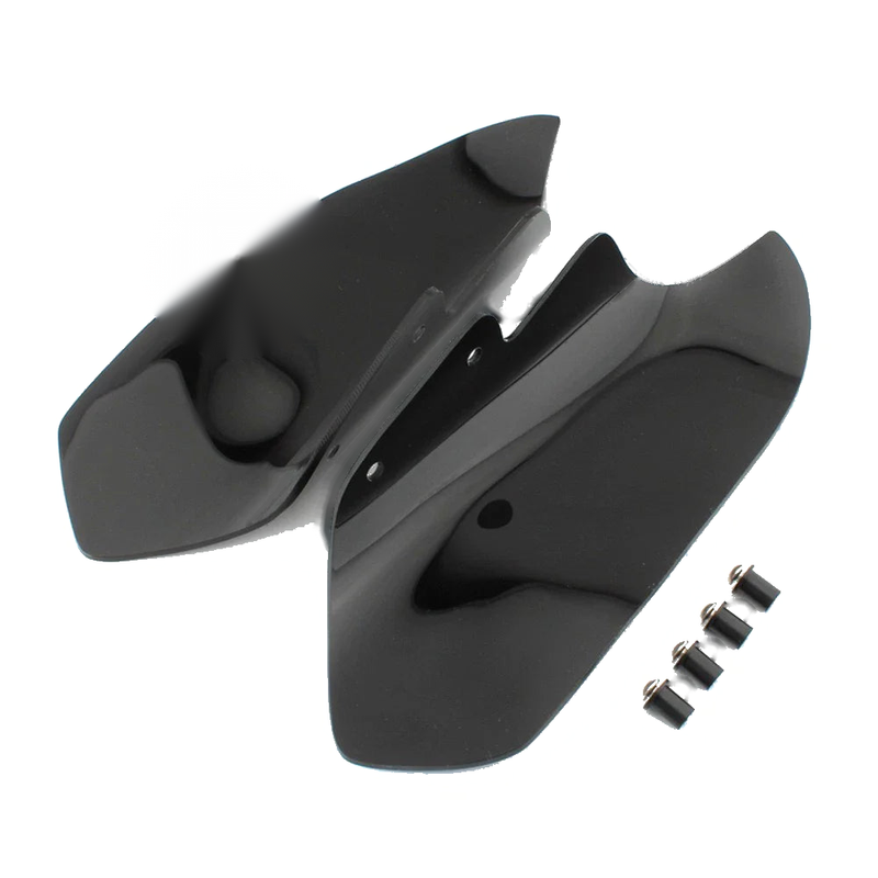 Yamaha XT1200Z Black Motorcycle Windshield Side Wind Deflectors (2014-2022)