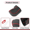 Acura TL Black Red Faux Leather Set Car Gear Shift Knob Cover (2009 - 2014)