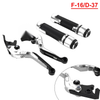 BMW F650GS Silver Extendable Brake Clutch Levers & Grips (2002-2007)