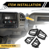 Toyota Tundra Carbon Fiber Air Vent AC Outlet Cover Trim Set (2022-2024)