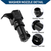 Lexus LS430 Front Passenger Side Headlight Washer Nozzle (2004-2006)