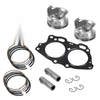 EZGO Robin Engine Rebuild Kit 0.25mm OS Piston Gasket Valve (1985–1995)