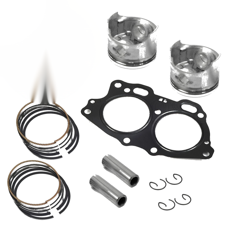 EZGO Robin Engine Rebuild Kit 0.25mm OS Piston Gasket Valve (1985–1995)