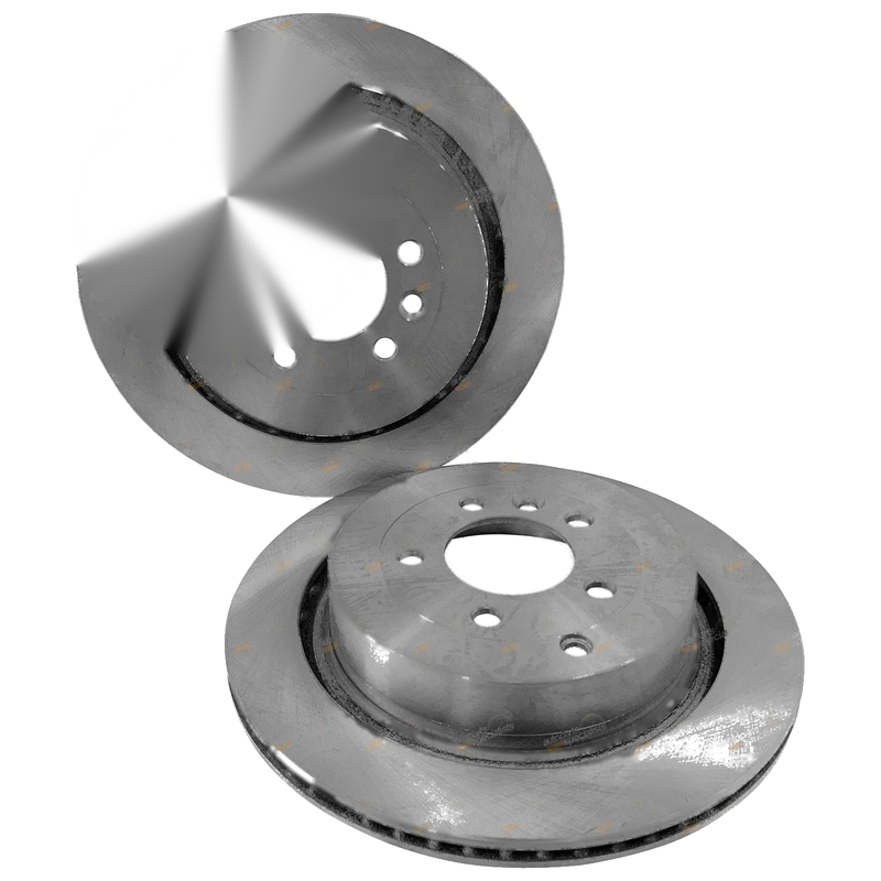 Land Rover Discovery 4 Rear Disc Brake Rotors (2009-2016)
