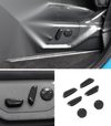 Ford F150 (2015-2019) 6 x PCS Carbon Fiber Seat Handle Button Cover Trim