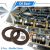 Make Model Oil Seal Rotary Shaft Seal 55x80x12mm Brown 2 x