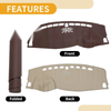 Kia Sportage (2016-2017) - Brown Anti-Slip Dashboard Cover Mat