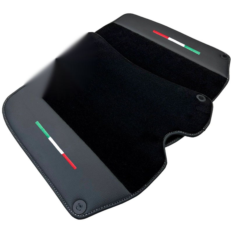 Ferrari Roma (2021-2024) with Leather AutoWin Black Floor Mats