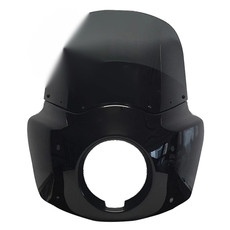 Harley Dyna Super Glide FXD 11" Grey Windshield w/ 62mm Clamps (2006-2010)
