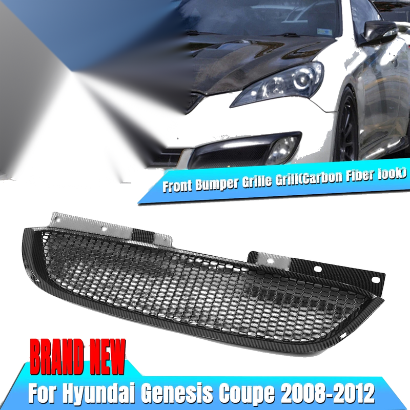 Hyundai Genesis Coupe Front Bumper Grille Cover (2008-2012)