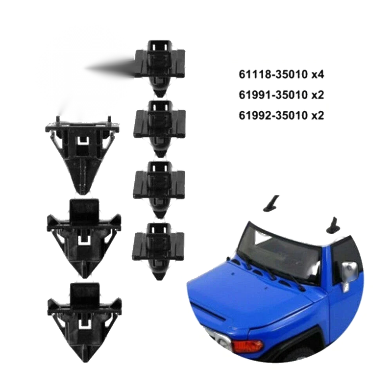 FJ Cruiser Car Panel Clips Body Retainer Fender Clip Set (2007–2014)