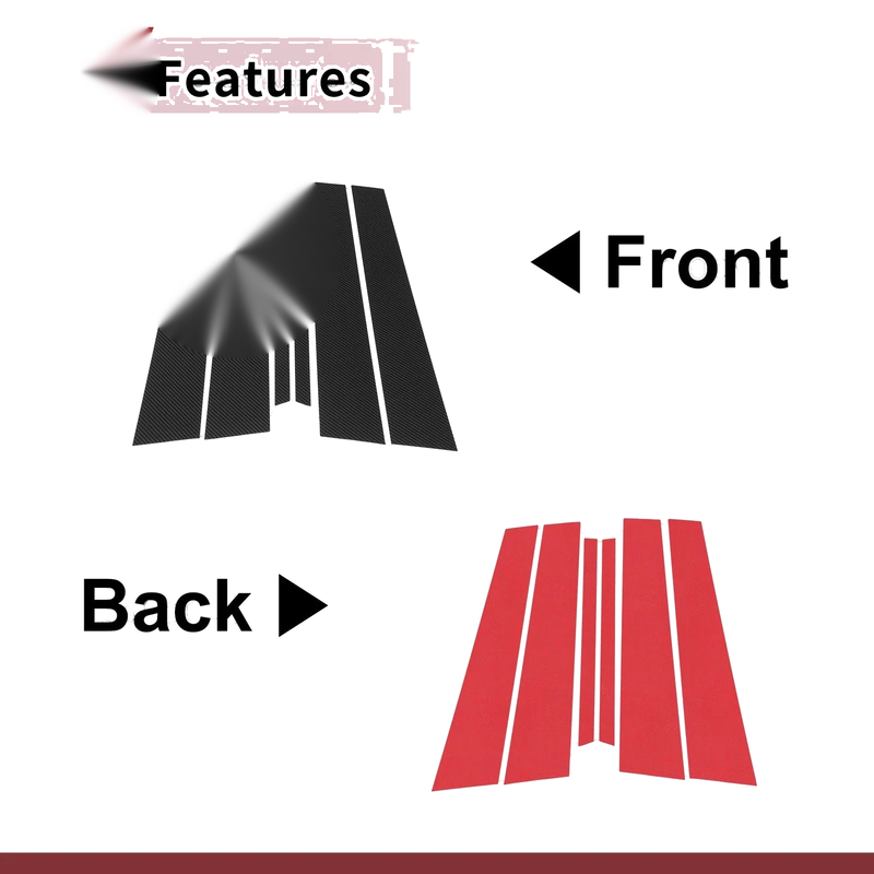 Mazda 3 6 x Door Window Trim Pillar (2002-2007)