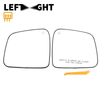 Dodge Durango Pair Left Right White Mirror Glass with Back Heated