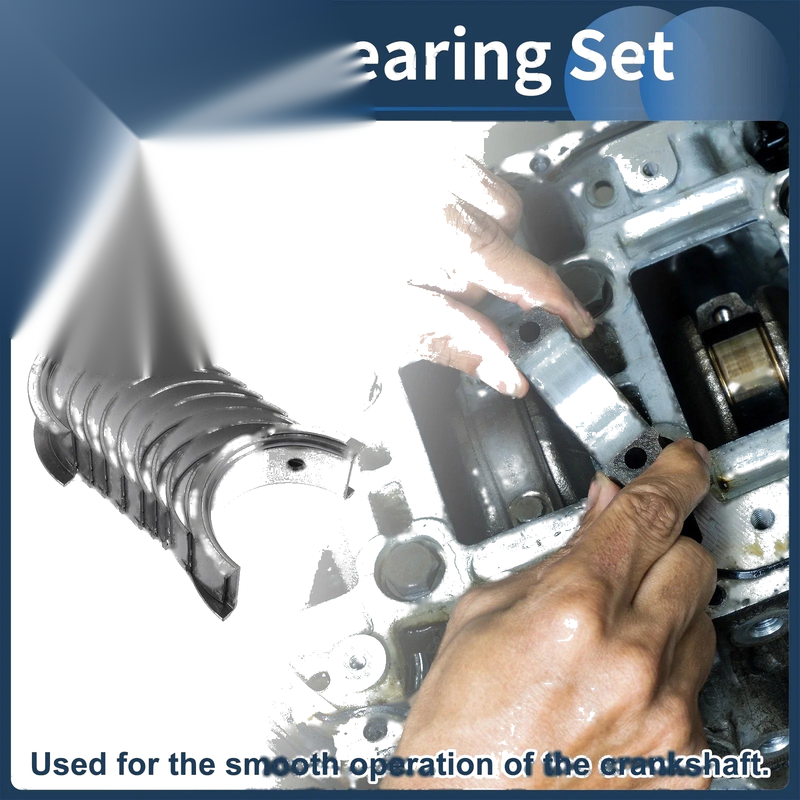 Mitsubishi L200 10 x Main Bearing Set (1986-1995)