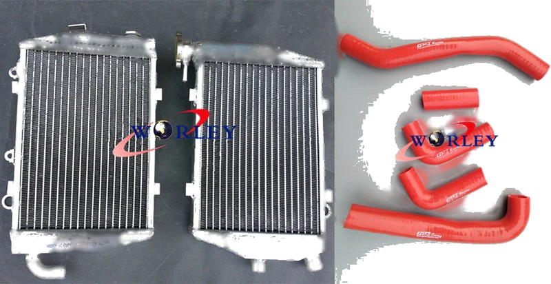 Honda VTR1000 SP-1, SP-2, RC51 Aluminum Radiator & Hose (2000-2001)