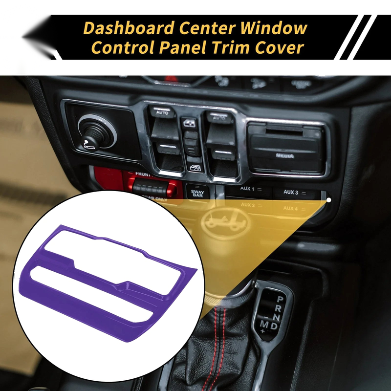 Jeep Wrangler Dashboard Center Control Panel Cover (2011-2018)