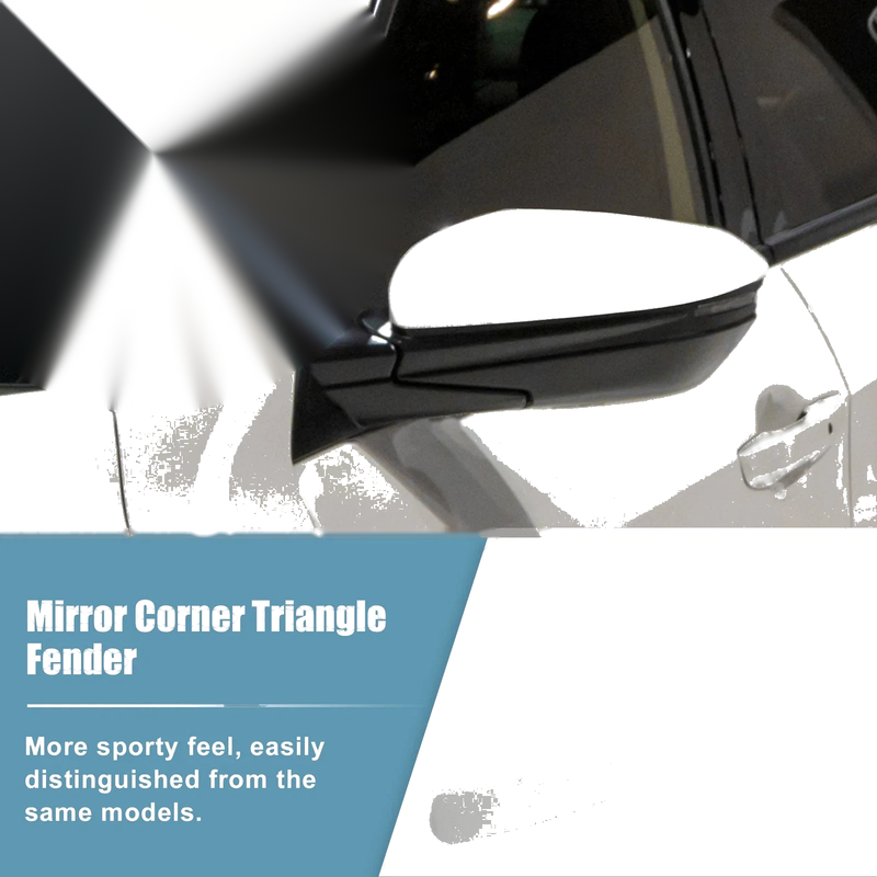 Honda Civic Mirror Corner Triangle Fender Cover Trim Left Side (2016-2021)