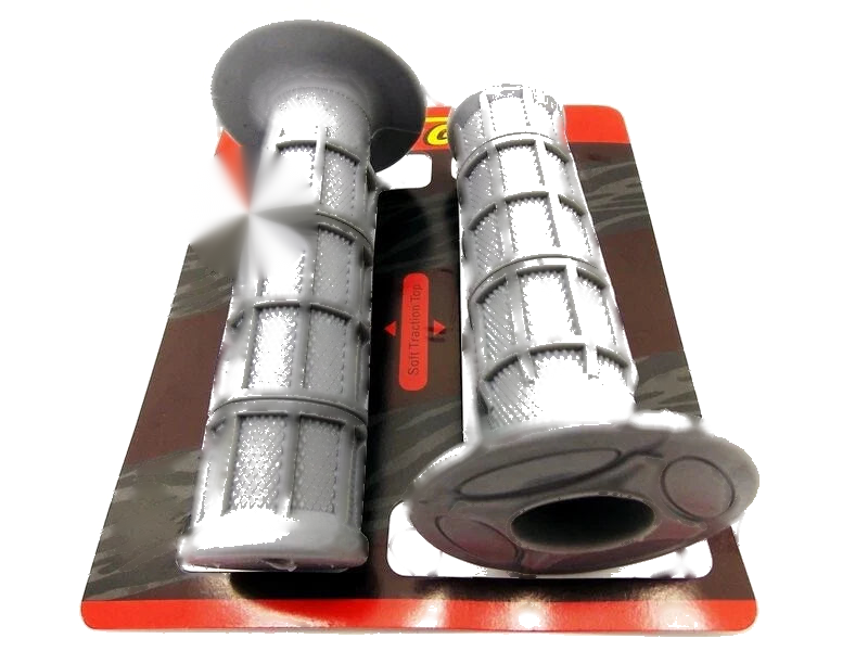 Yamaha MX Enduro Trail Grey Hand Grip Set Left Right Pair