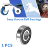 Deep Groove Ball Bearings 25x62x17mm 1 Piece Silver Tone