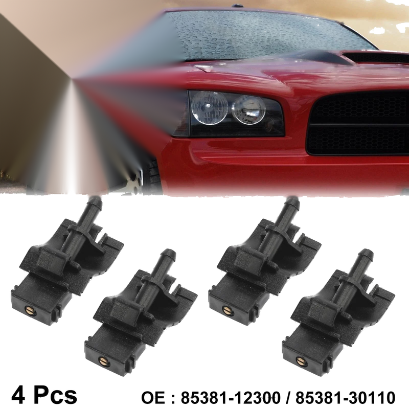 Toyota Lexus 4 x Front Windshield Washer Nozzles