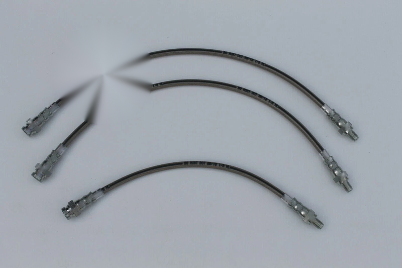 Ford Falcon XK XL XM XP Braided Brake Hose Set (1960-1972)