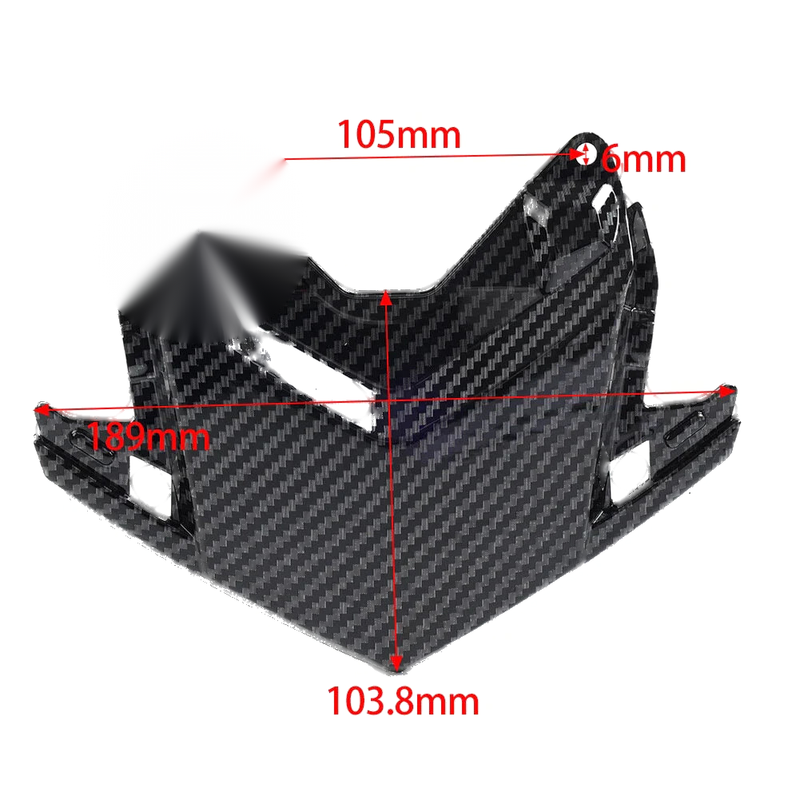 Honda CBR1000RR Carbon Fiber Rear Tail Light Cover (2017-2019)