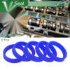 Oil Seal 32x38x8mm TPU Rotary Shaft Seal High Pressure Blue 5 Pcs