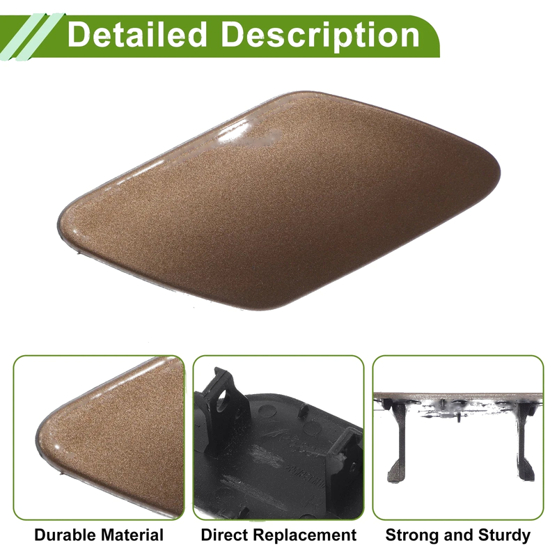 Porsche Cayenne 2011-2014 Washer Nozzle Cover Cap (2 x Brown)