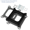 Chevy Ford Carb Spacers 1" Tall Open Phenolic Carburetor Spacer Kit